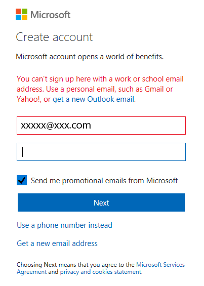 outlook identity login